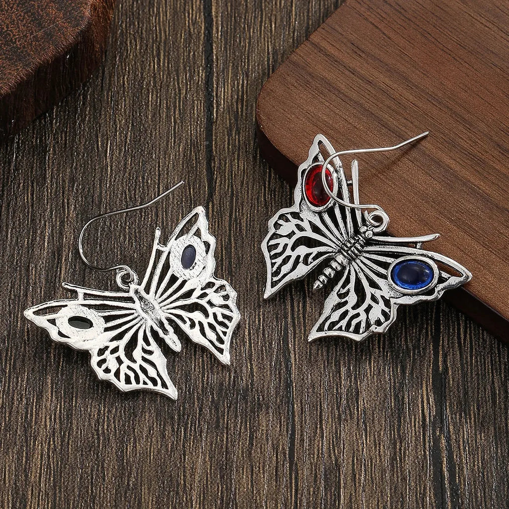 Retro Bohemian Cute Animal Design Zinc Alloy Earrings for Women Daily Wear