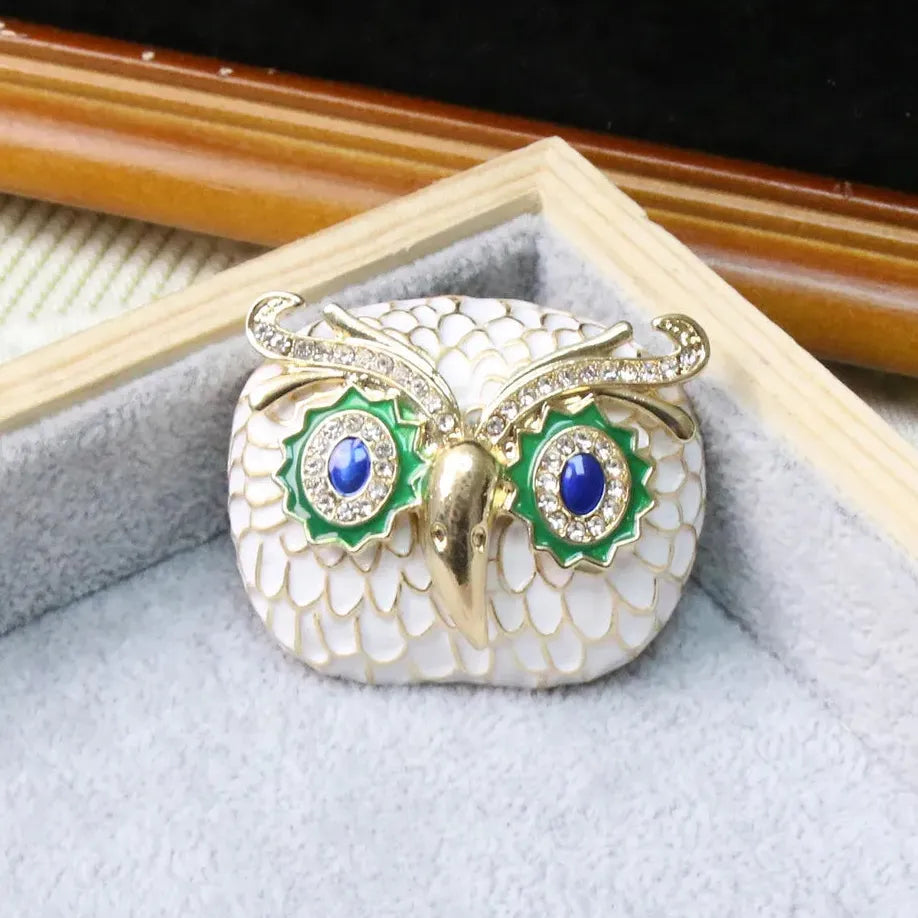Classic Owl Brooch Animal Jewelry for Men and Women Stylish Accessory
