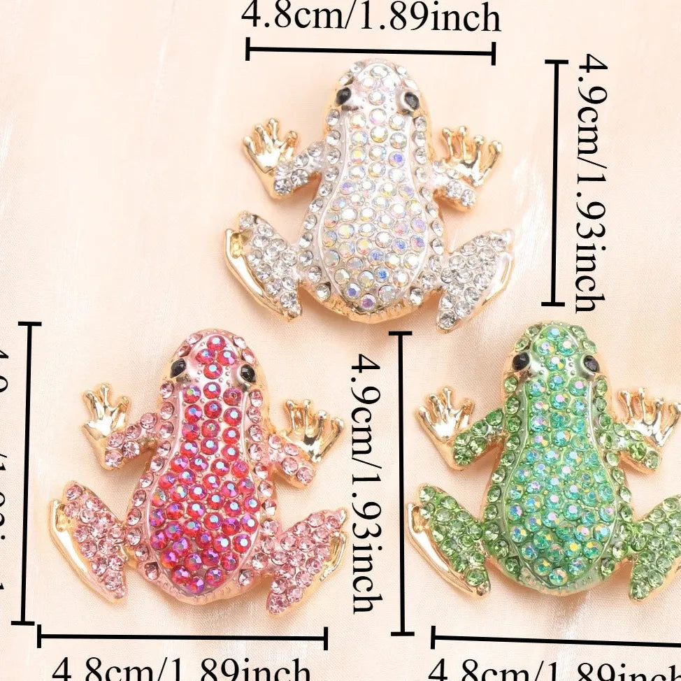Luxury Frog Brooch Pin Classic Style Jewelry Gift for Men & Women