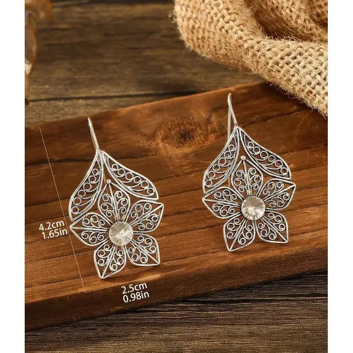 Bohemian Vintage Irregular Drop Earrings for Women Zinc Alloy Statement Jewelry