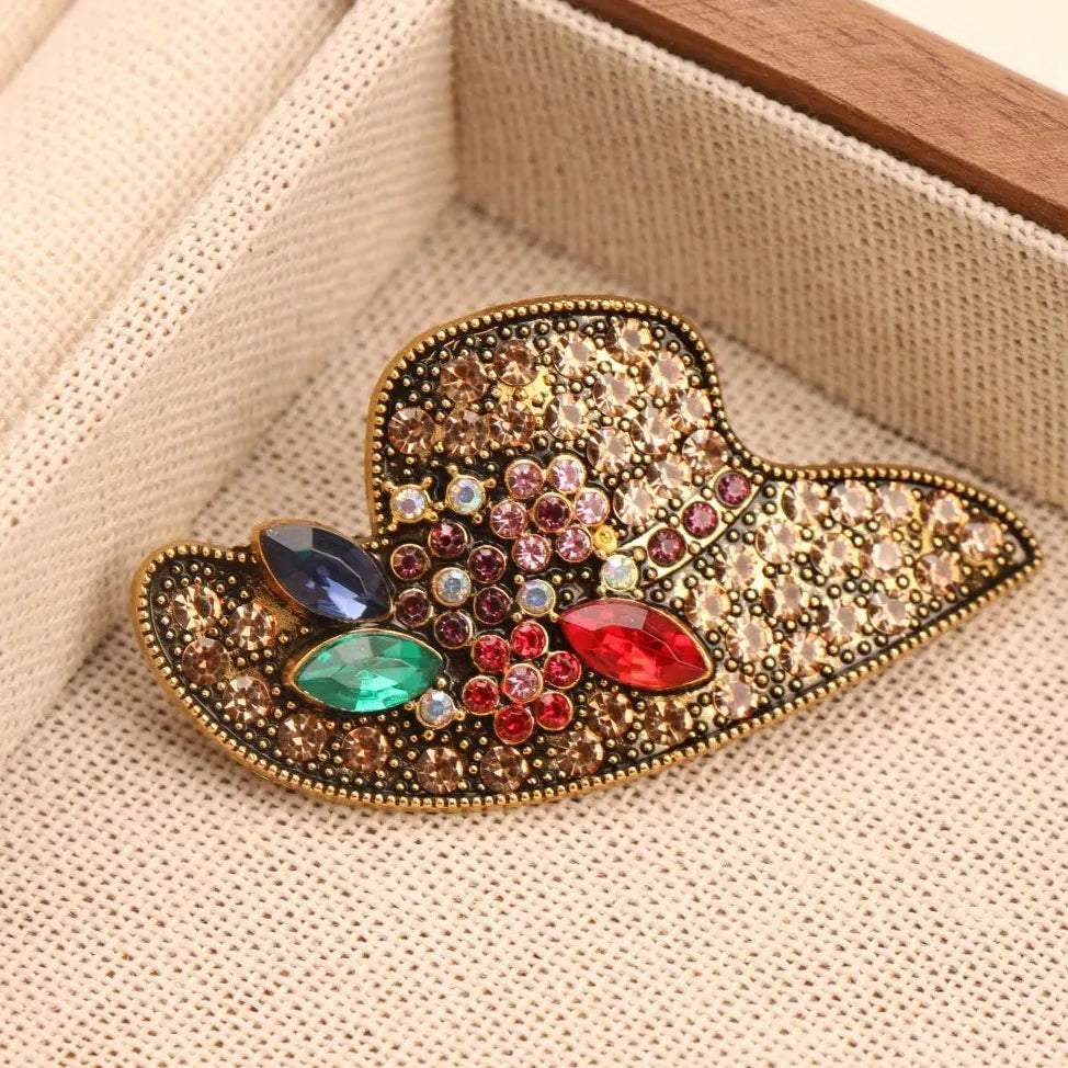 Classic Luxury Colorful Brooch Pin for Men and Women Gift