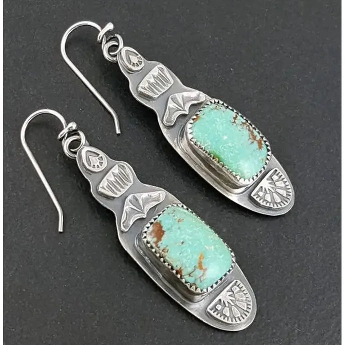 Bohemian Style Women's Resin Drop Earrings Ethnic Retro Beach Party Jewelry Gift