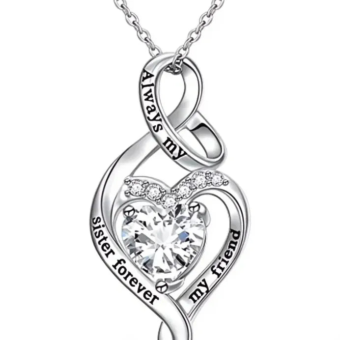 Women’s Heart Pendant Necklace Copper Alloy CZ Romantic Fashion Gift