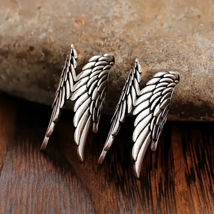 Geometric Wing Clip-On Earrings for Women Non-Piercing Brass Cuffs