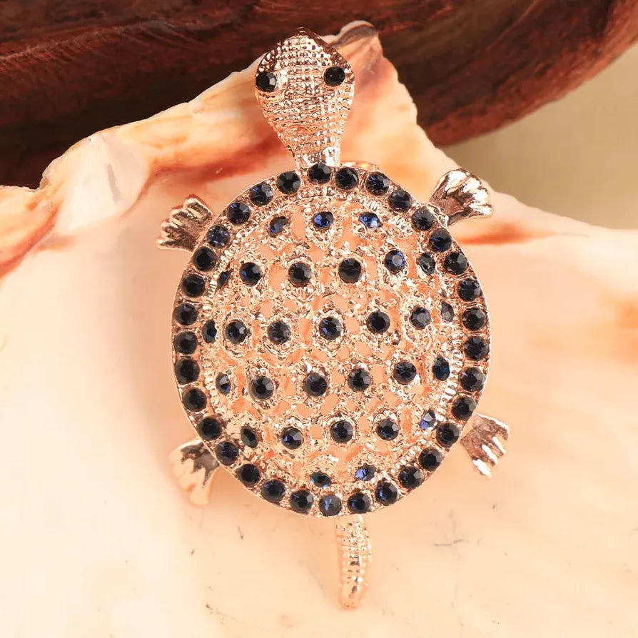 Luxury Turtle Brooch Classic Jewelry Gift for Men & Women