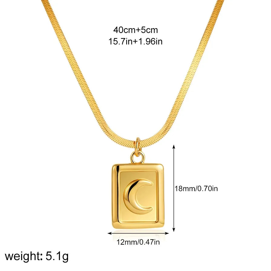 Oval Natural Tiger Eye Pendant Waterdrop Abalone Shell Necklace Stainless Steel Zircon Choker