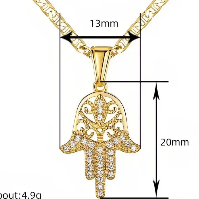 Geometric Hollow Pendant Necklace for Women Party & Everyday Fashion Jewelry