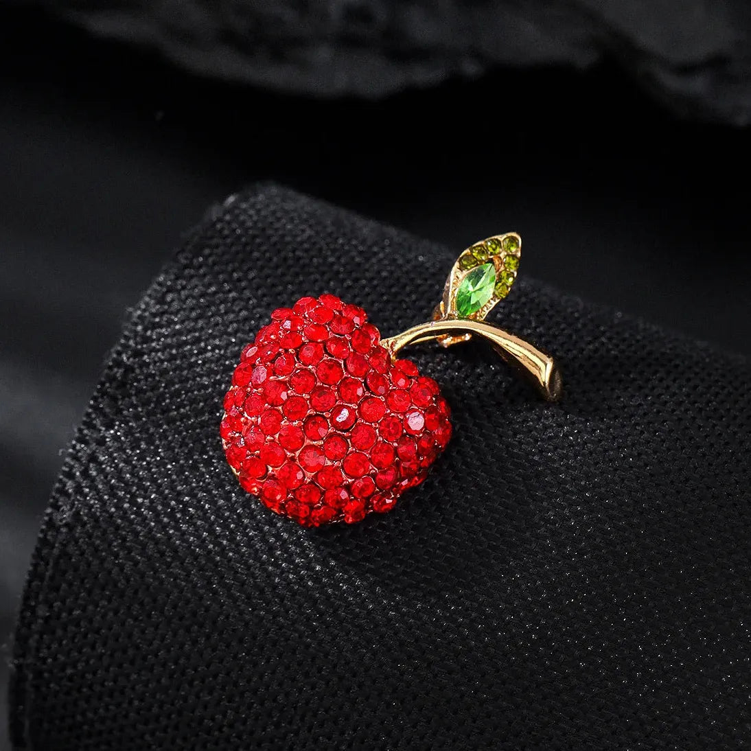 Watermelon Apple Durian Mulberry Fruit Brooch Pin for Women Men