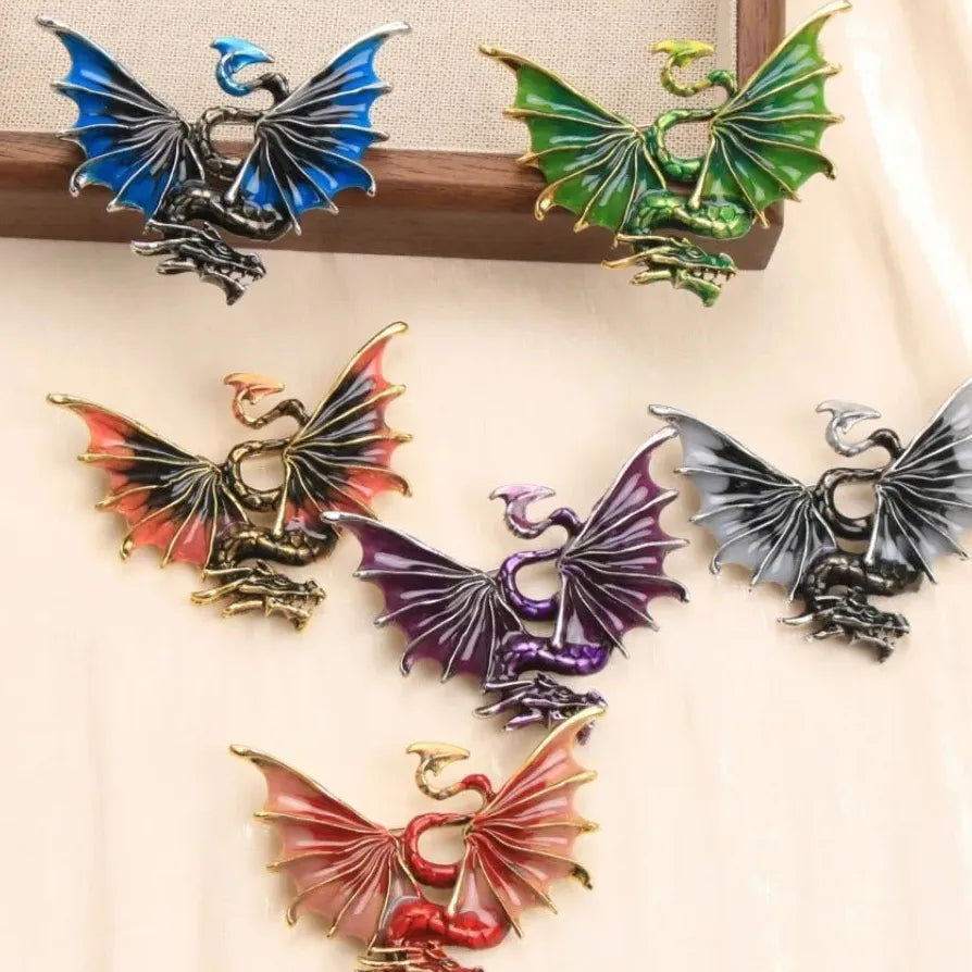 Luxury Dragon Brooch Wedding Gift for Men & Women Classic Style