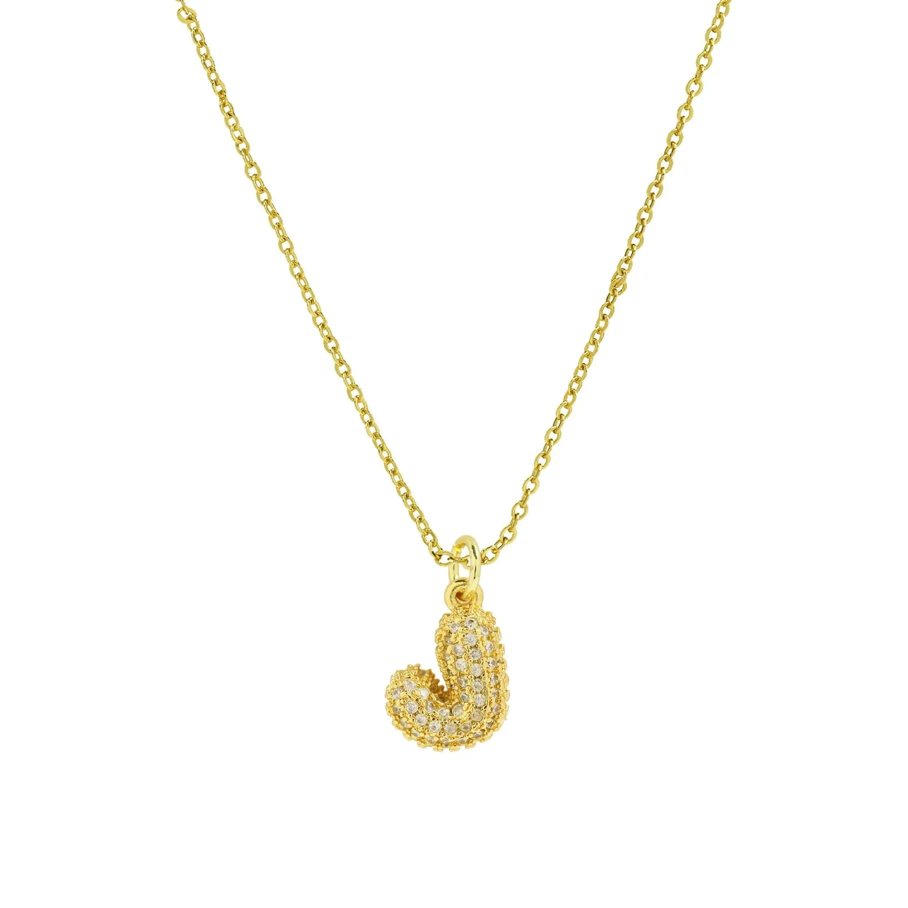 18k Gold Plated A-Z Initial Pendant Necklace Stainless Steel Choker Women Gift