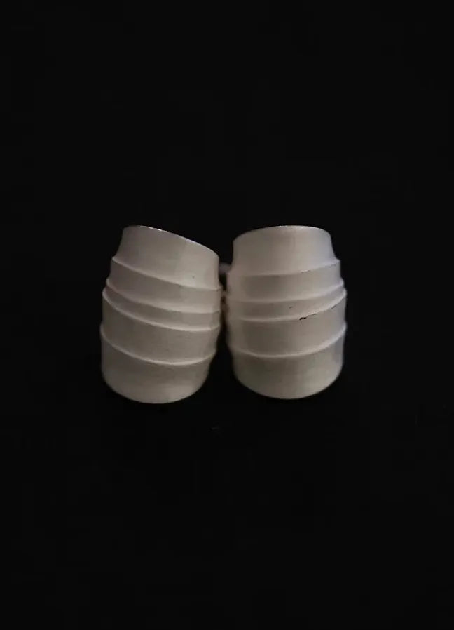 Retro Matte Copper Geometric Shell Pattern Ear Stud Earrings for Women Jewelry