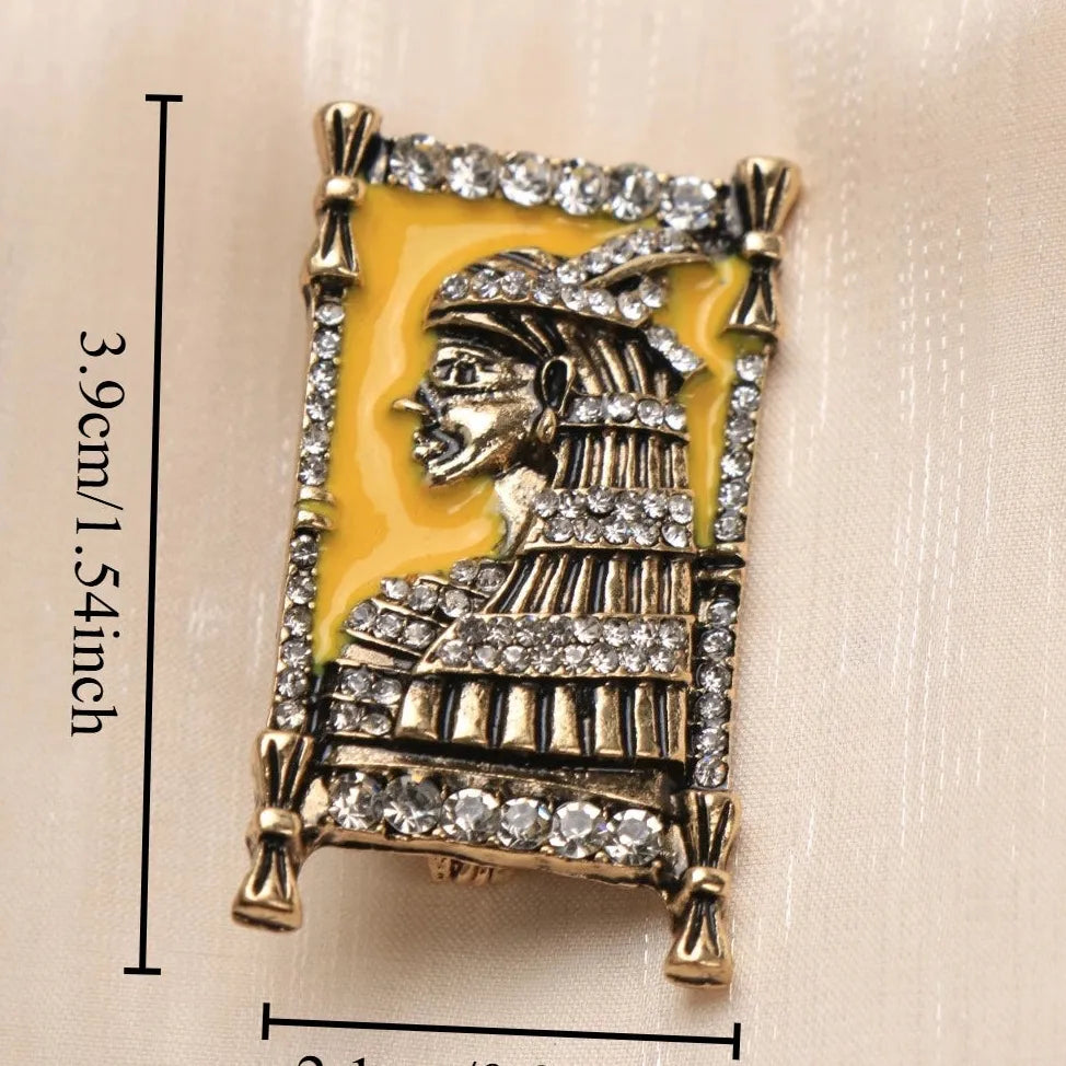 Vintage Indian Prince of Babylon Classic Brooch for Women Men