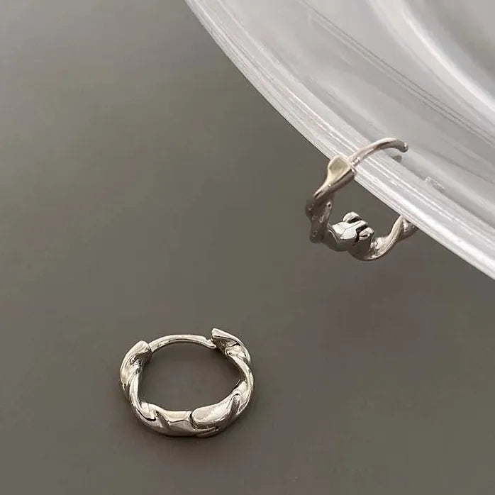 Geometry Water Drop Earrings for Women Punk Gold Statement Fashion Jewelry