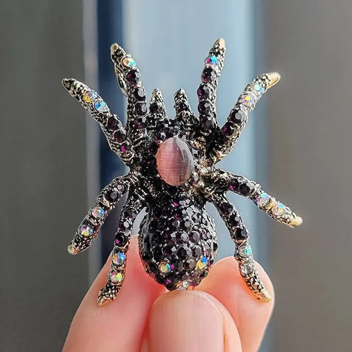 Luxury Elegant Spider Brooch for Women and Men Gift Accessory