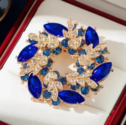 Classic Floral Brooch for Wedding Party Gift Men & Women