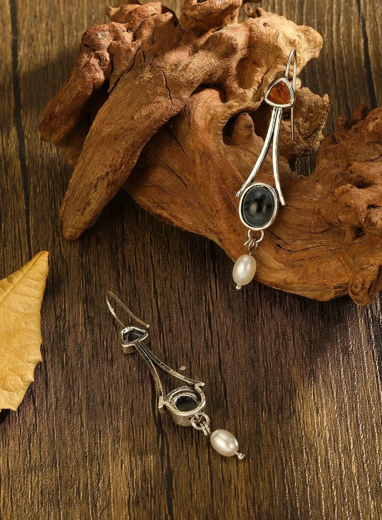Silver Imitation Pearl Drop Earrings for Ladies and Girls Daily Party Jewelry