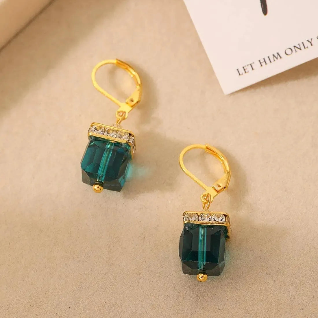 Silver Drop Earrings for Women Blue Pink White Purple Crystal Zircon Jewelry