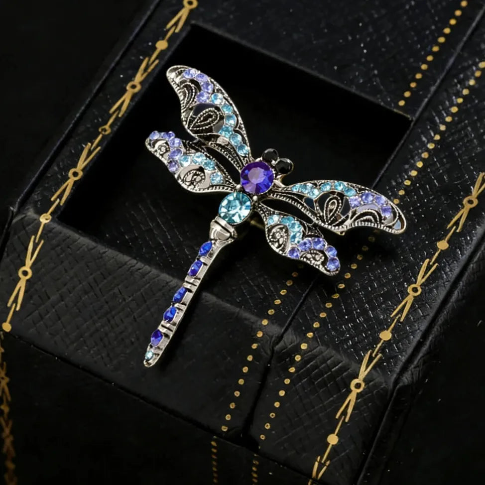 Classic Dragonfly Brooch Jewelry Wedding Gift for Women and Men