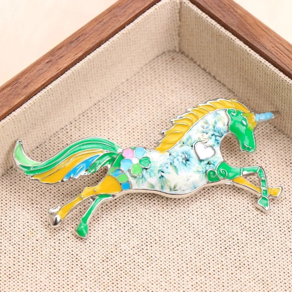 Luxury Classic Unicorn Brooch Wedding Gift for Men and Women