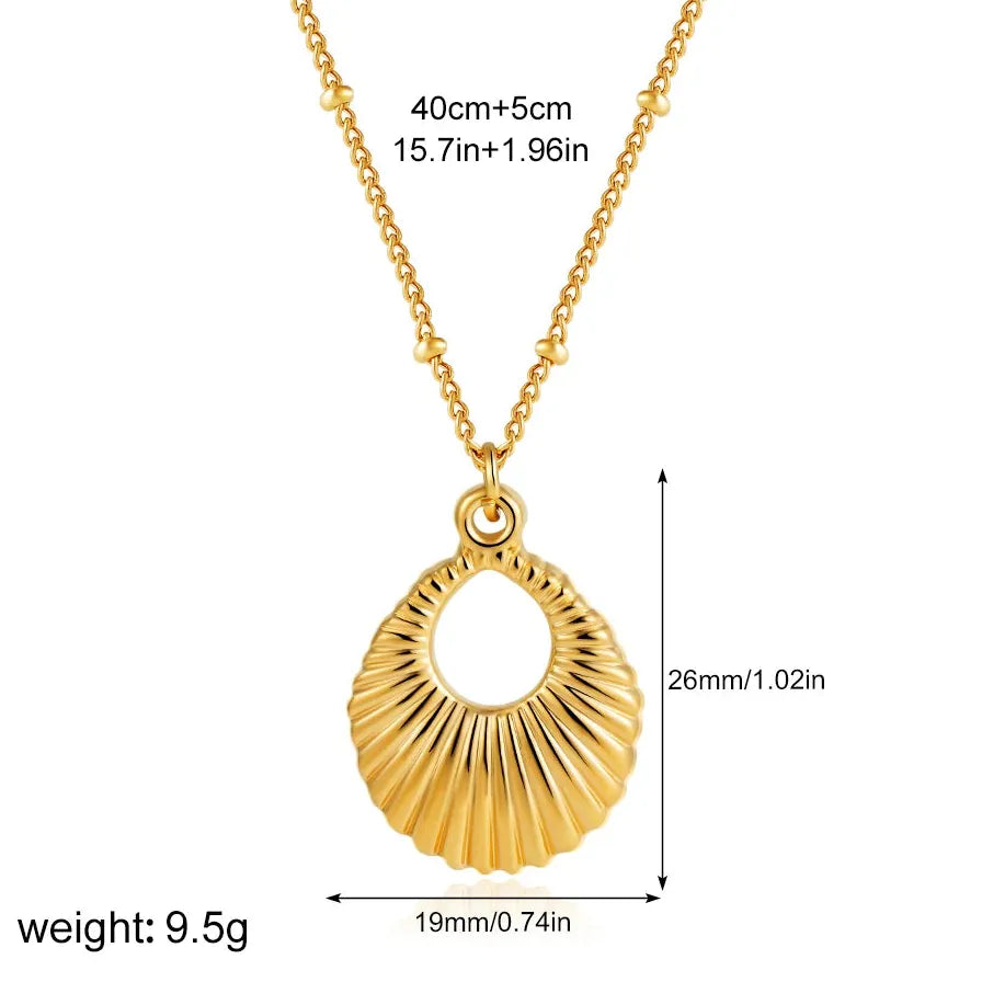 18K Gold Plated Bowknot Pendant Necklace Snake Chain Chunky Hollow Heart Zircon Jewelry