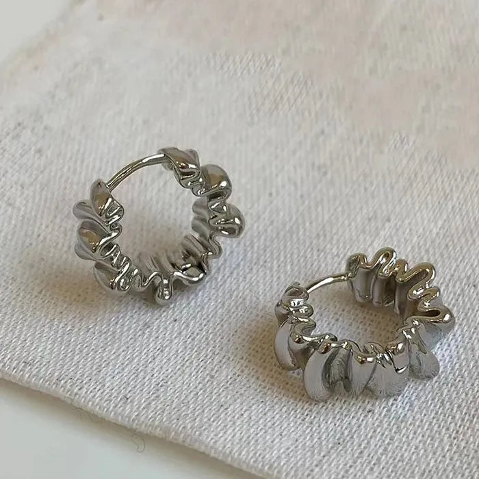 Women's Stainless Steel Geometric Drop Earrings Korean Y2K Luxury Jewelry