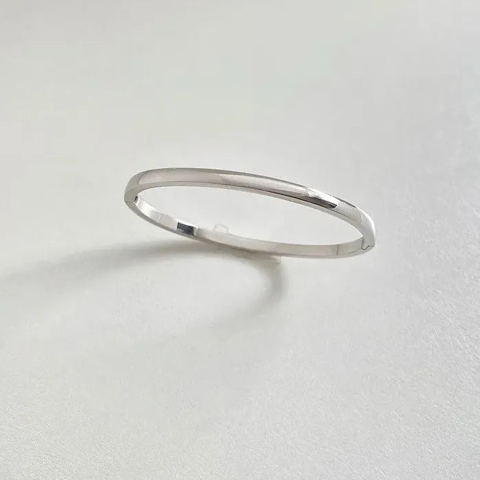 18K Gold Plated Stainless Steel Geometric Bangle Bracelet for Women Girls Jewelry