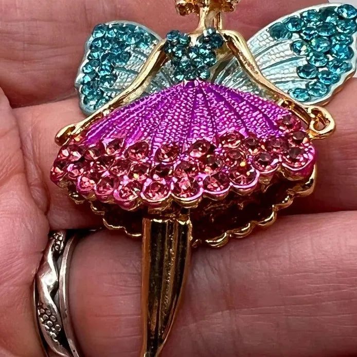 Fashion Ballet Girl Brooch Pin for Women Men Stylish Accessory