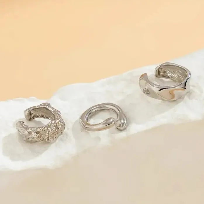 Small Cute Round Clip-On Earrings for Women Mini Fashion Jewelry Gift