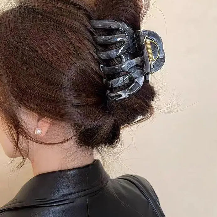 2025 Acetate Pumpkin Hair Claw Clip for Women Stylish Hair Accessory