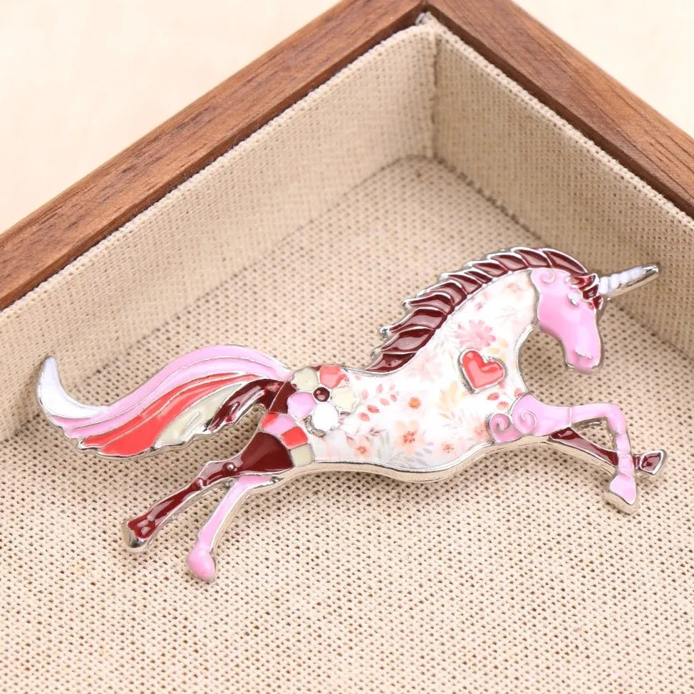 Luxury Classic Unicorn Brooch Wedding Gift for Men and Women