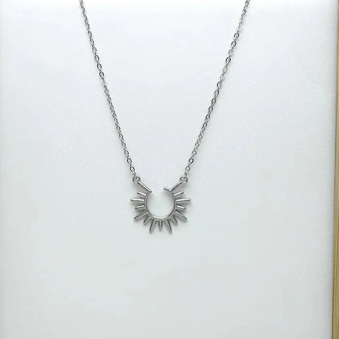 Gold Bowknot Pendant Necklace for Women Beaded Chain Fashion Jewelry
