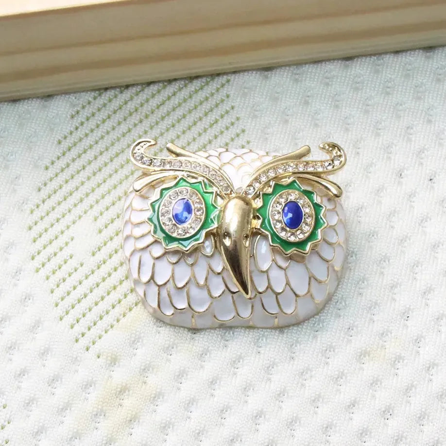Classic Owl Brooch Animal Jewelry for Men and Women Stylish Accessory
