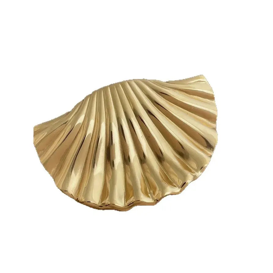 Stainless Steel Geometric Brooch Pin Metal Jewelry Accessory for Women Men