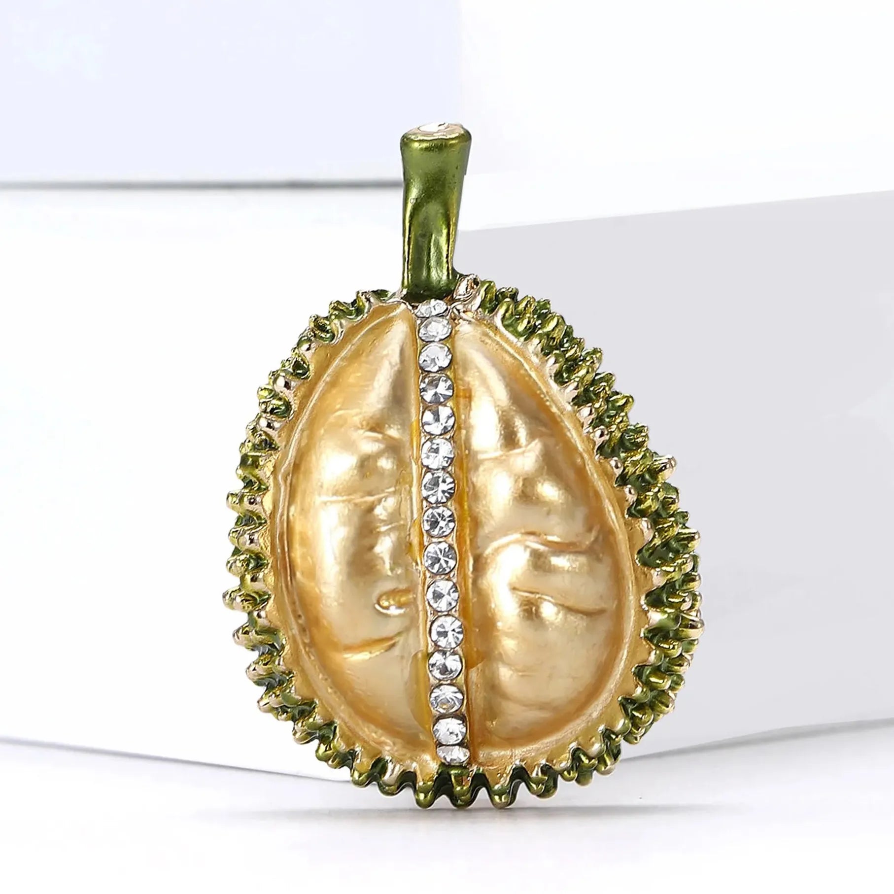 Watermelon Apple Durian Mulberry Fruit Brooch Pin for Women Men