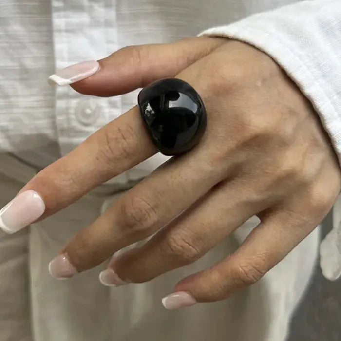 Y2K Vintage Geometric Punk Rings for Women Boho Party Jewelry Gift