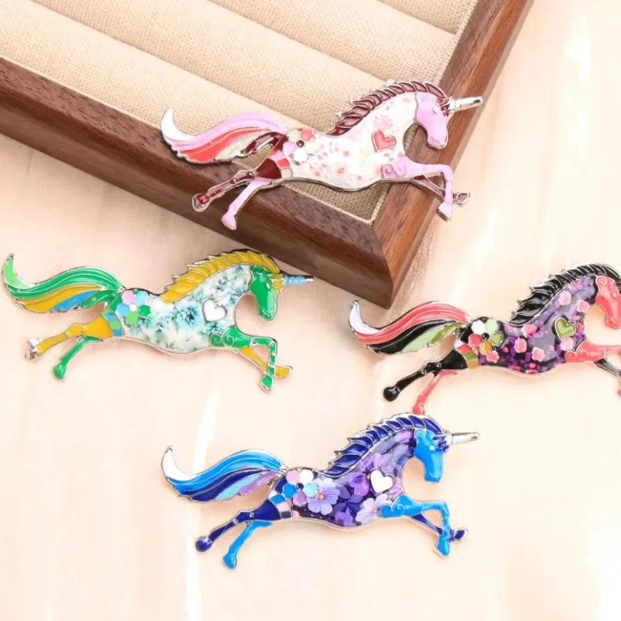 Luxury Classic Unicorn Brooch Wedding Gift for Men and Women