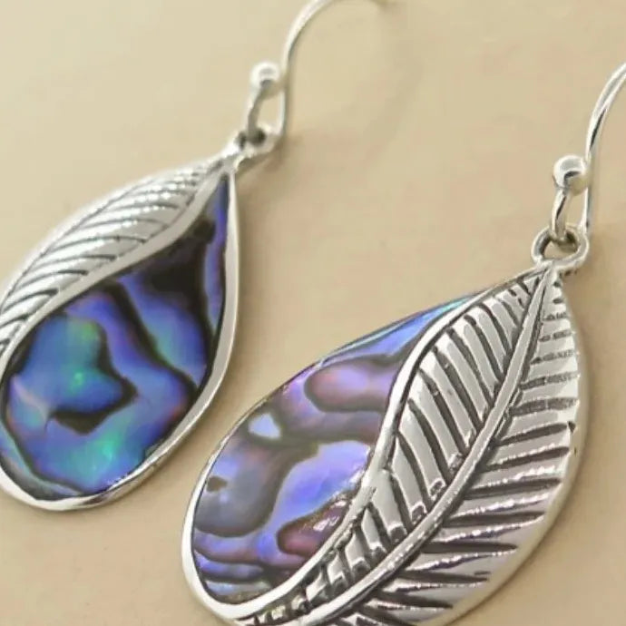 Boho Zinc Alloy Drop Earrings for Women Vintage Ethnic Retro Pendant Gift