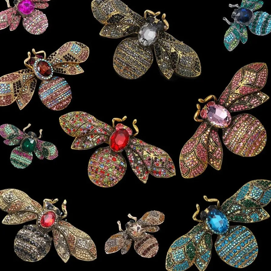 Luxury Bee Brooch Pin for Men and Women Elegant Jewelry Gift Accessory