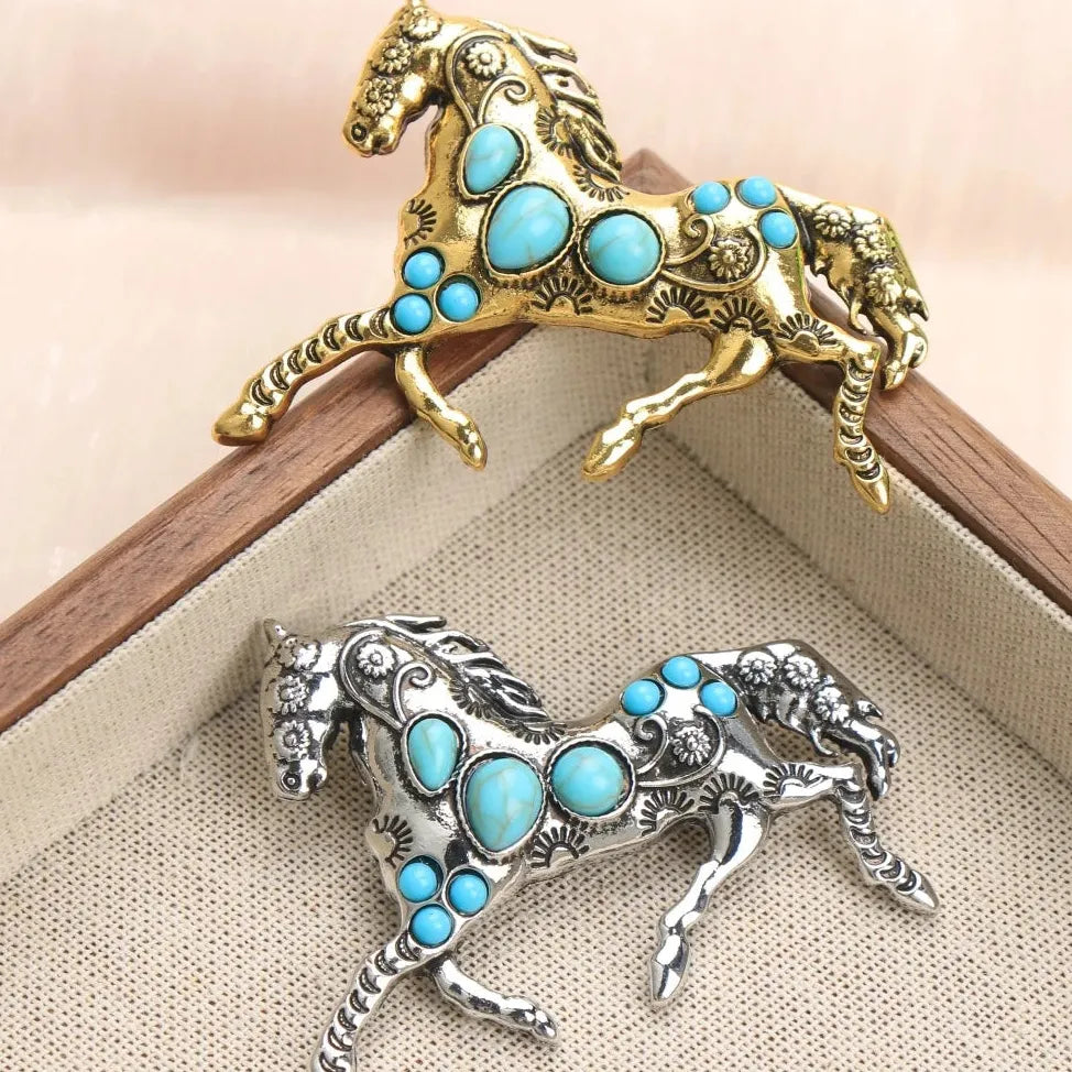 Luxury Horse Brooch for Men & Women Classic Gift Accessory