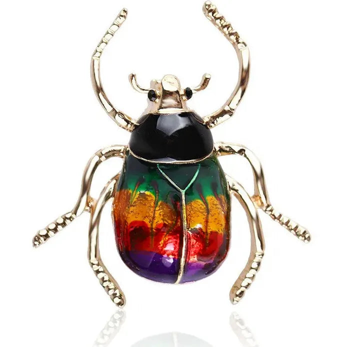 Classic Ladybug Beetle Brooch Insect Jewelry for Women and Men