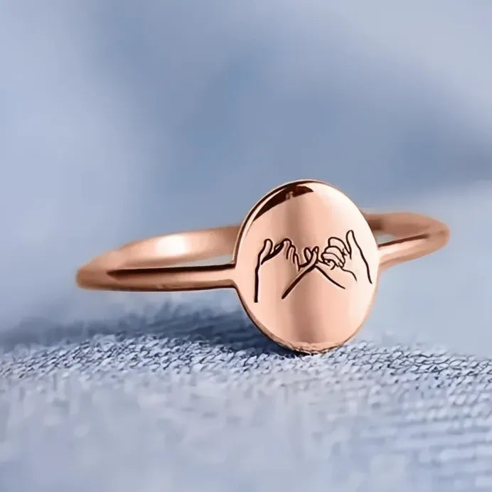 Promise Lady Oval Wedding Band Ring for Party Birthday Fashion Jewelry Trend