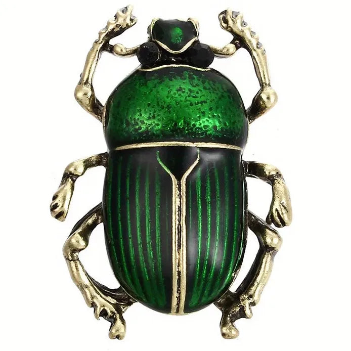 Luxury Insect Brooches Cicada Beetle Bee Mantis Pin for Women