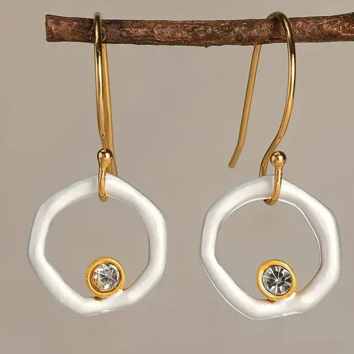 Luxury Crystal Drop Earrings Zinc Alloy Jewelry for Women Party Birthday