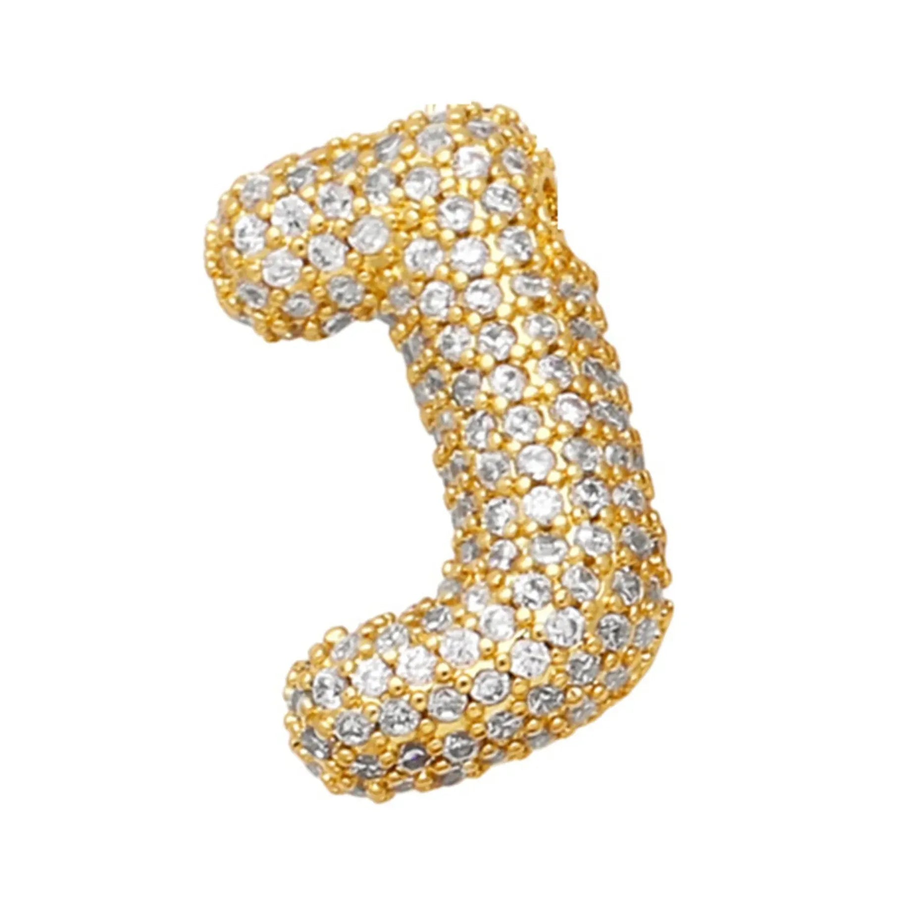 2026 Stainless Steel Bubble Letter A-Z Necklace Cubic Zirconia Pendant Women Girls