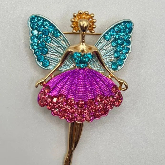 Fashion Ballet Girl Brooch Pin for Women Men Stylish Accessory