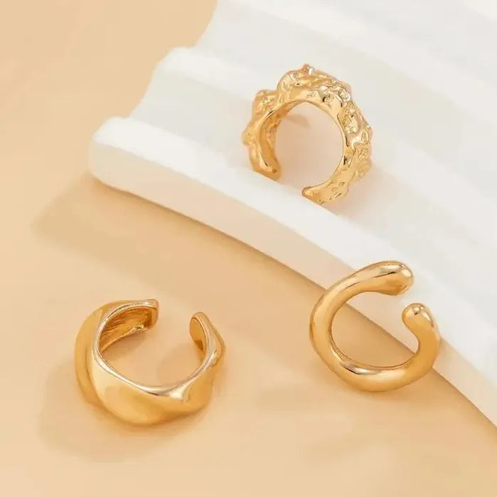 Small Cute Round Clip-On Earrings for Women Mini Fashion Jewelry Gift