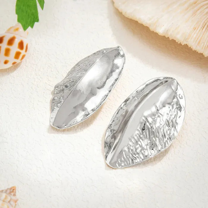 Boho Zinc Alloy Leaf Drop Earrings for Women Exquisite Dangle Jewelry Gift
