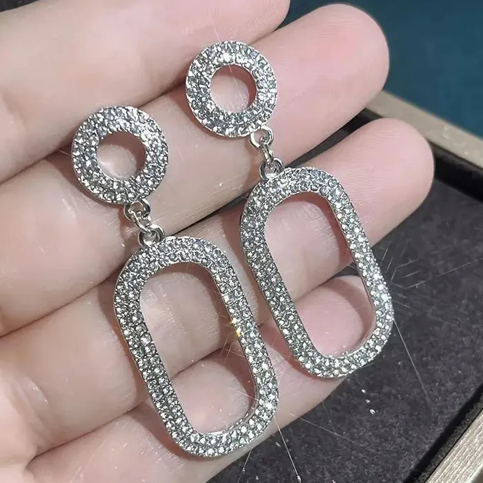 Bohemian Style Zinc Alloy Drop Earrings for Women Daily Wear Stylish Design
