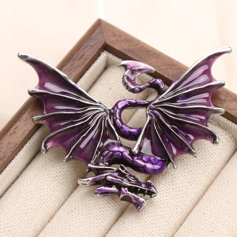 Luxury Dragon Brooch Wedding Gift for Men & Women Classic Style