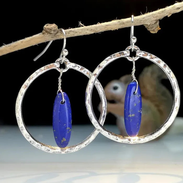 Vintage Ethnic Style Bohemian Women's Zinc Alloy Round Water Droplet Earrings